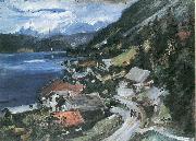 Lovis Corinth Walchensee, Serpentine oil painting reproduction